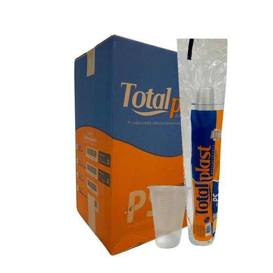 Imagem de Copo de 250ml Transparente PS Totalplast com 2.000 unidades