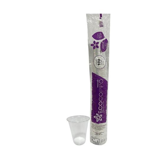 Imagem de Copo de 300ml PP Transparente ABNT 2012 Ecocoppo com 100 unidades
