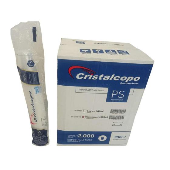 Imagem de Copo de 300ml Translúcido Cristalcopo com 2.000 unidades