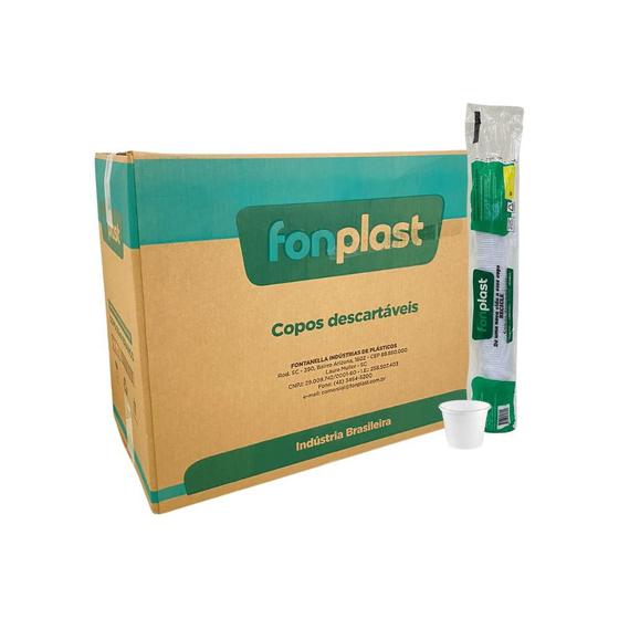 Imagem de Copo de 50ml Branco PS Fonplast com 5.000 unidades