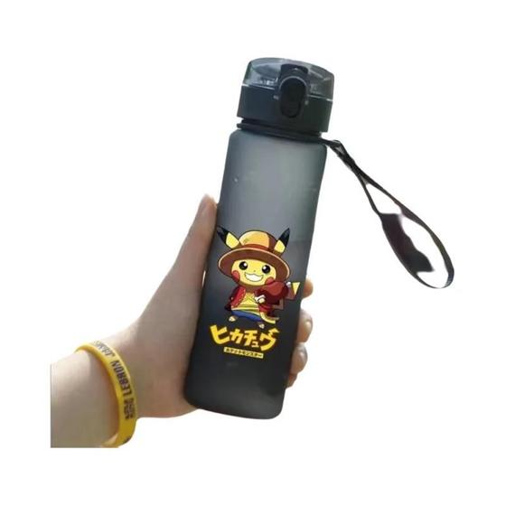 Imagem de Copo de Água Infantil Pikachu Pokémon - 560ml - Garrafa Esportiva Portátil