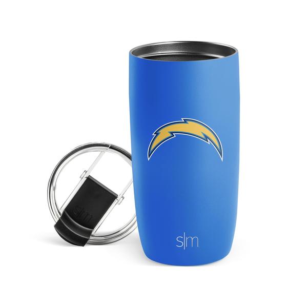 Imagem de Copo de café de viagem Simple Modern NFL Los Angeles Chargers