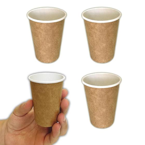 Imagem de Copo De Café Papel Descartável 120ml Biodegradável 50un