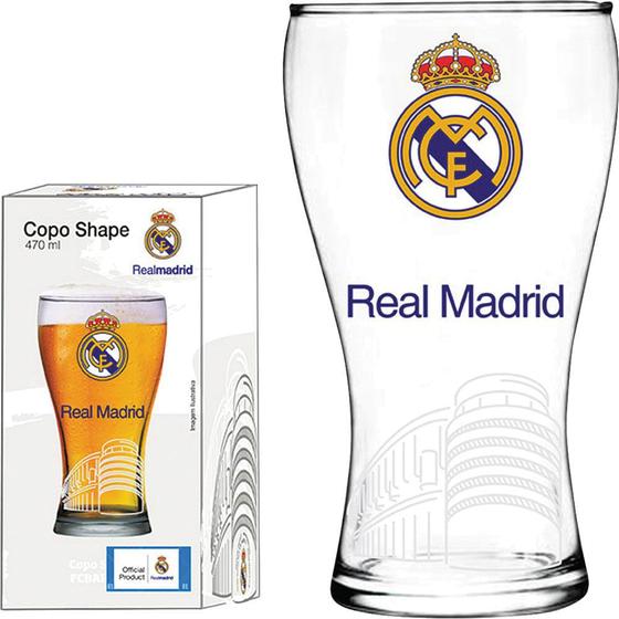 Imagem de Copo de Cerveja 470ml Shape Crisa Real Madrid Estádio