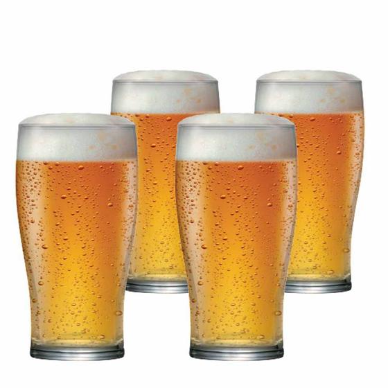 Imagem de Copo de Cerveja de Vidro Pint 590ml 4 Pcs