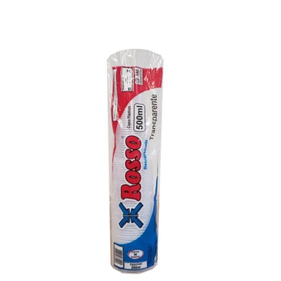 Imagem de Copo de Chopp 500Ml C/50 Unidades Transp. Rosso