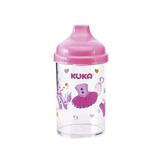 Imagem de Copo De Cristal Antivazamento 200ml Rosa -Kuka