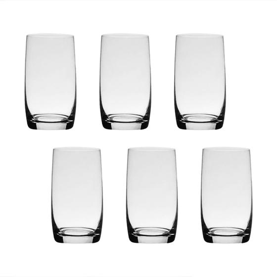 Imagem de Copo De Cristal Bohemia Para Água e Suco 380 ml Ideal 6 Peças