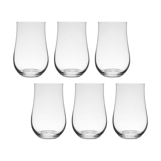 Imagem de Copo de Cristal Bohemia Para Água e Suco 450 ml Tulipa 12 Peças