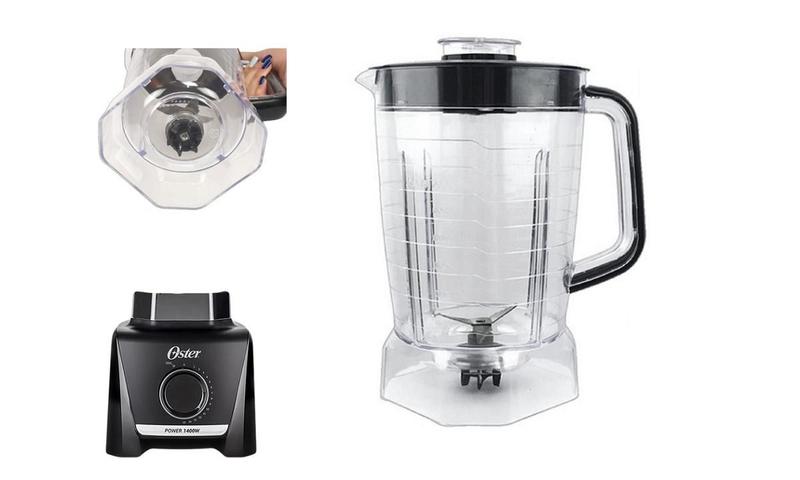 Copo De Liquidificador Oster Power 1400 Full Oliq610 Preto Completo Com Tampa E Faca Menor preço em Copo De Liquidificador Oster Power 1400 Full Oliq610 Preto Completo Com Tampa E Faca