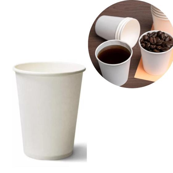 Imagem de Copo de Papel Ecológico Impermeável Café Chá Expresso - 120ml - 100 Unidades