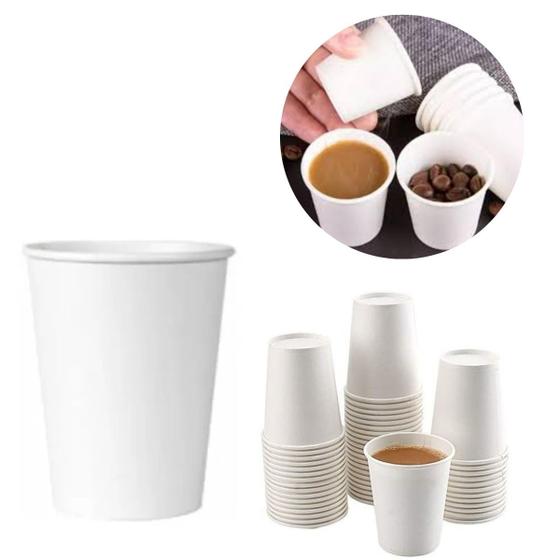 Imagem de Copo de Papel Ecológico Impermeável Café Chá Expresso - 480ml - Cx 500 Unidades