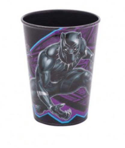 Imagem de Copo de Plástico 320 ml Avengers Pantera Negra  12874 - PLASUTIL 