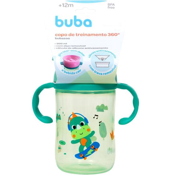 Copo De Treinamento 360 Antivazamento Bubazoo Dino 17006 Buba - Copo de ...