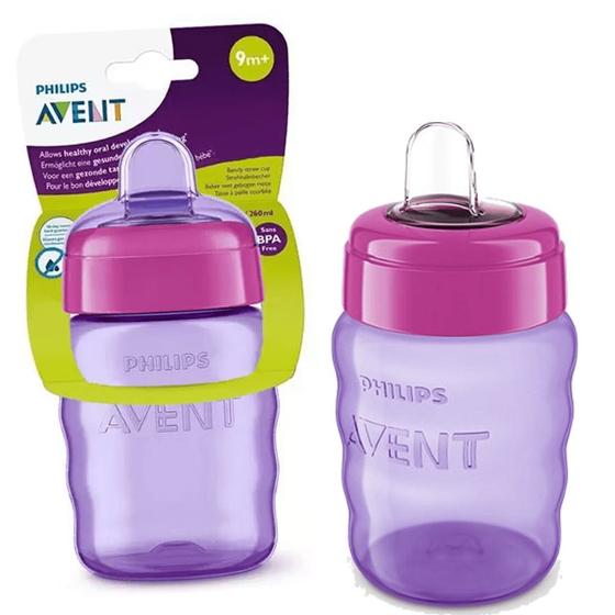 Copo De Treinamento Antivazamento Philips Avent Roxo 260ml - Copo de ...