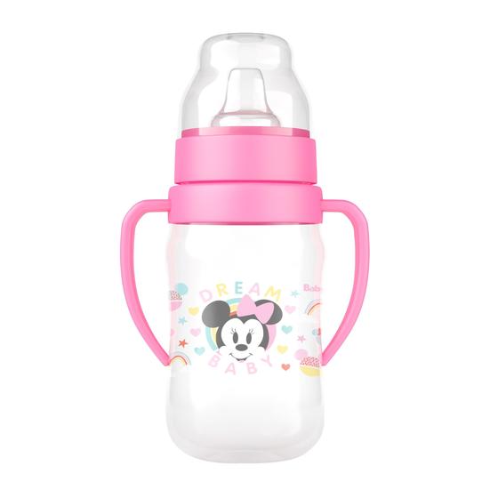 Imagem de Copo de Treinamento Bico Flexível com Alças e Tampa 400ml Menina Menino Unissex  BabyGo