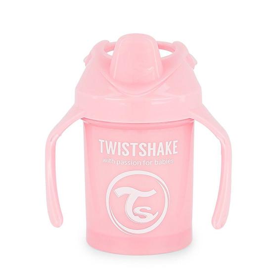 Imagem de Copo de Treinamento com alça 230 ml Rosa Twistshake