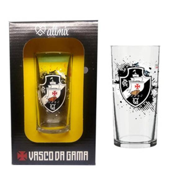 Imagem de Copo De Vidro Long Drink Cerveja Chopp Vasco Da Gama 300Ml