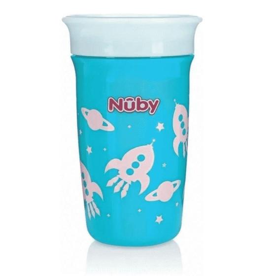 Imagem de Copo Decorado 360 Graus 300ml Azul - Nuby