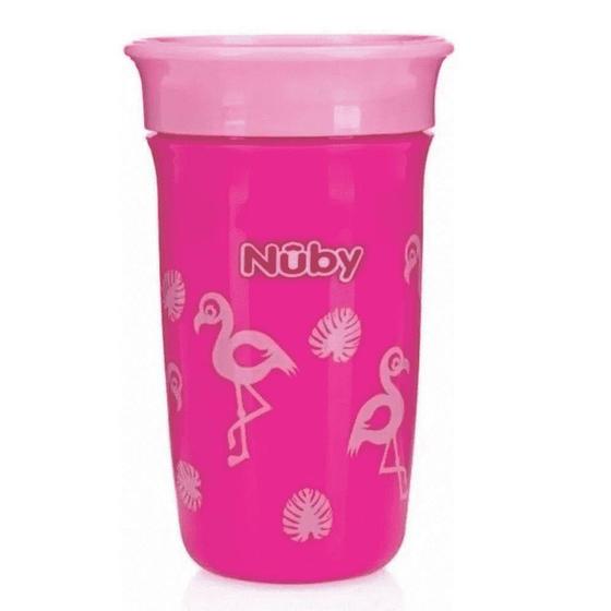 Imagem de Copo Decorado 360 Graus 300ml Rosa - Nuby