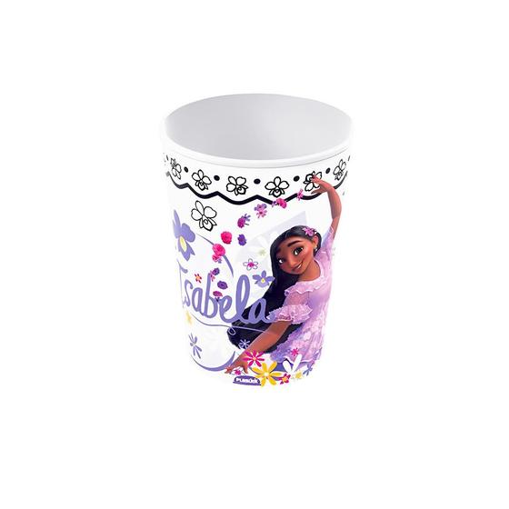 Imagem de Copo Decorado Festa Encanto Isabela - Para Colorir - 320 ml  - 1 unidade - Plasútil - Rizzo