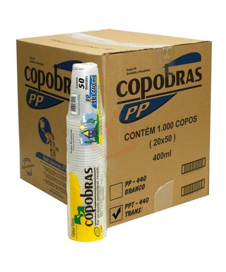 Imagem de Copo Desc Copobras Milk Liso 400ml 50un 20pc