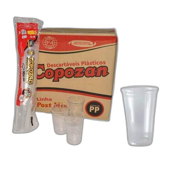 Imagem de Copo Descartáveis Lisos Post Mix 330Ml - Copozan C/1000