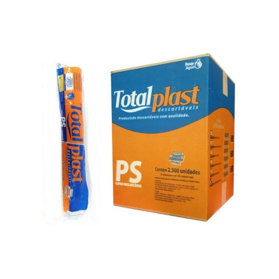Copo descartavel 180ml cx com 2.500 und - totalplast Menor preço em Copo descartavel 180ml cx com 2.500 und - totalplast