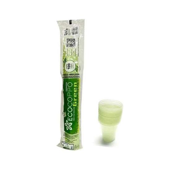 Imagem de Copo Descartável Biodegradável  Ecocoppo G 180ml C/100un