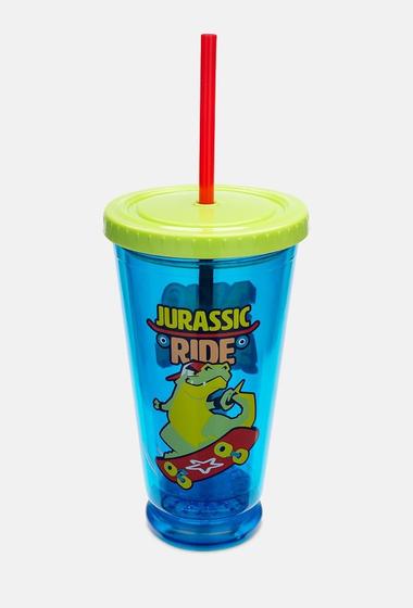 Imagem de Copo Dino Com Canudo Com Led Puket