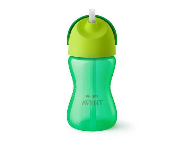 Imagem de Copo Dinossauro com Canudo Curvado Philips Avent Verde 330mL