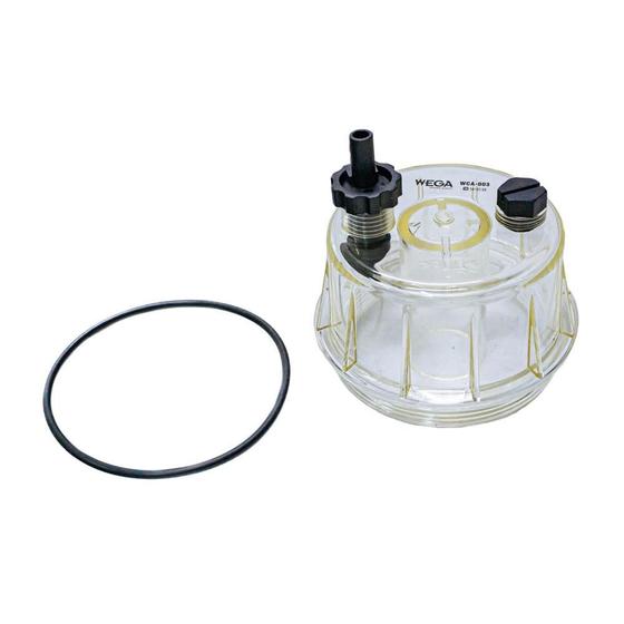 Copo Do Filtro Racor R160T R160P Mercedes Benz Actros Atego Axor Volvo ...