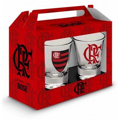 Imagem de Copo dose c/ 2un 60ml - flamengo