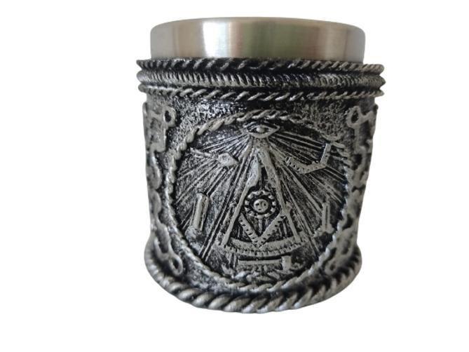 Imagem de Copo Dose Maçonico 60Ml Inox