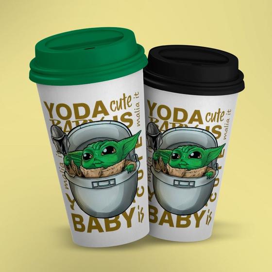 Imagem de Copo ECO Bucks Baby Yoda - The Mandalorian