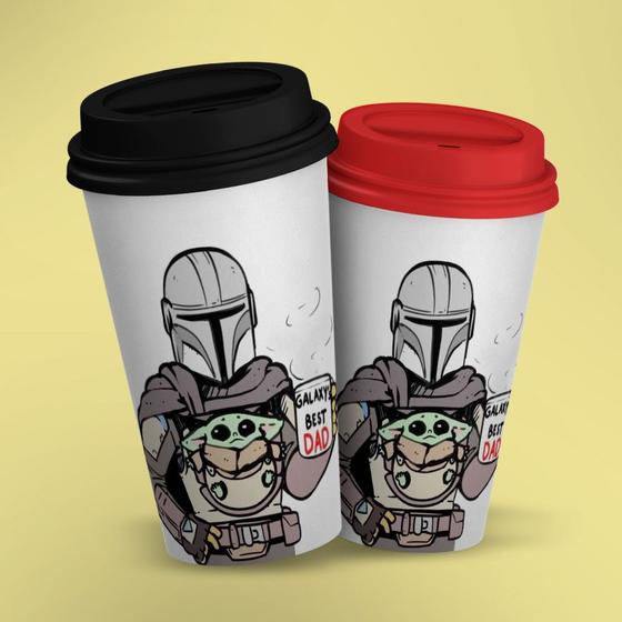 Imagem de Copo ECO Bucks Best Dad - The Mandalorian