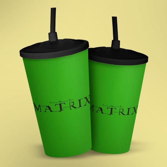 Imagem de Copo ECO com Tampa e Canudo Matrix