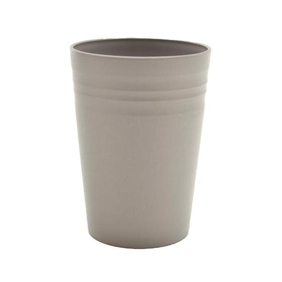 Imagem de Copo Ecológico de Bambu e PP Lines Cinza 300ml Lyor