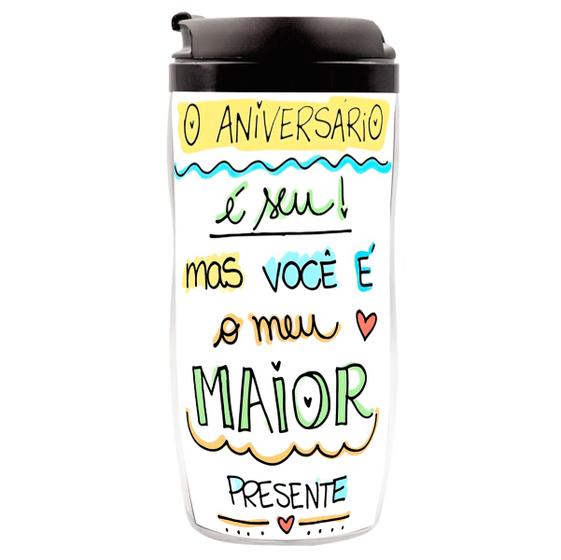 Imagem de Copo Garrafa Frases de Motivação Térmico Personalizado