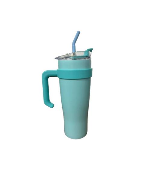 Copo Garrafa Térmico Com Alça Capacidade 1200ml Canudo Tampa Colorido Menor preço em Copo Garrafa Térmico Com Alça Capacidade 1200ml Canudo Tampa Colorido