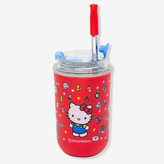 Imagem de Copo Hello Kitty Neo com Canudo 300ml