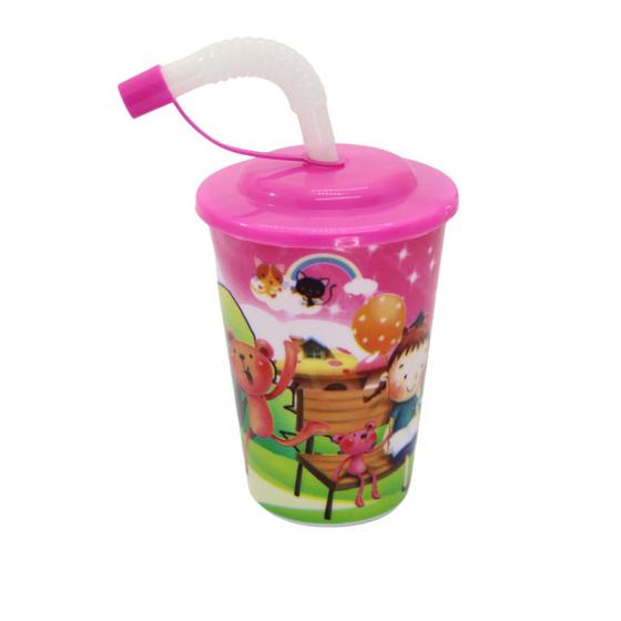 Imagem de Copo Infantil com Canudo 250ml Copinho Fofinho