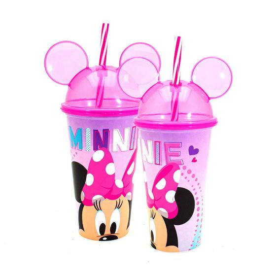 Copo Infantil Com Canudo 500ml Personagens Plasútil - Copos - Magazine ...