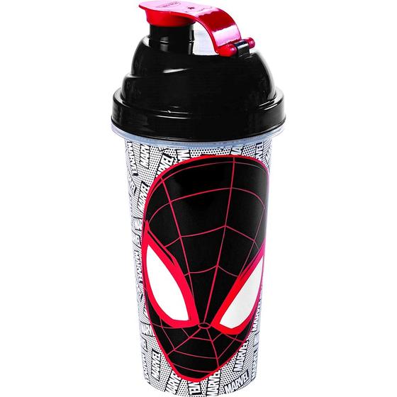 Imagem de Copo Infantil Shake Spiderman 580ml Tampa com Rosca