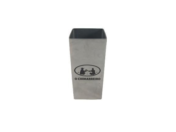 Imagem de *Copo - Inox - Quadrado - 200ml - O Chimarreiro