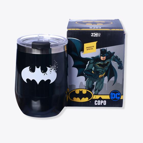 Imagem de Copo Inox Space Batman DC Comics 300ml - ZonaCriativa