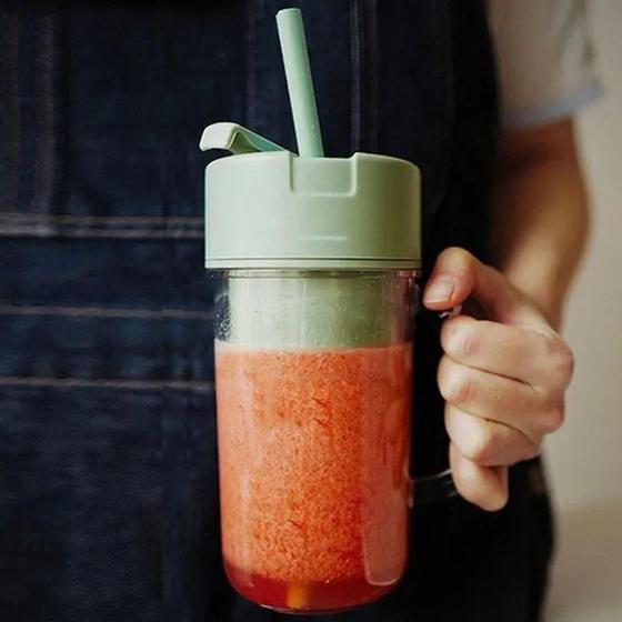 Copo Juicer Liquidificador Elétrico Portátil Recarregável COPO 300ml Mixer Shake Misturador Menor preço em Copo Juicer Liquidificador Elétrico Portátil Recarregável COPO 300ml Mixer Shake Misturador