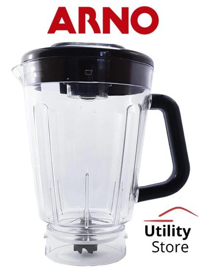 Copo liq. arno clic lav top preto (serve filtro) cristal Menor preço em Copo liq. arno clic lav top preto (serve filtro) cristal