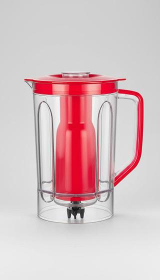 Copo Liquidificador 2L Acrílico Vermelho