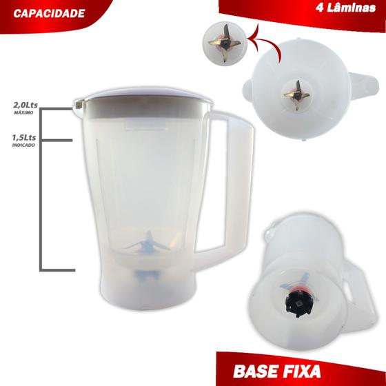 Copo Liquidificador Black&Decker Clean Ib810/Ib850/Ib900 Translúcido ...